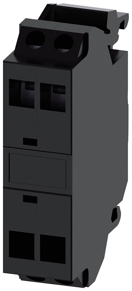 GRAMPO DE SUPORTE PRETO LIGAÇÃO POR MOLA DE ENCAIXE PARA FIXAÇÃO NO PAINEL 3SU14001DA103AA0 SIEMENS