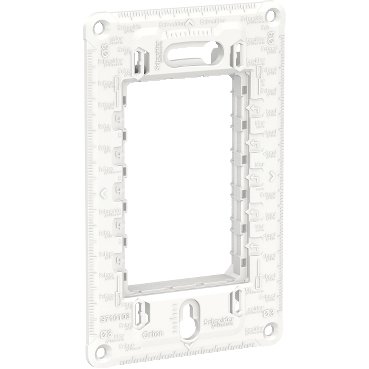 [Imagem SUPORTE 4X2 PARA 3 MÓDULOS BRANCO ORION S71010324 SCHNEIDER]