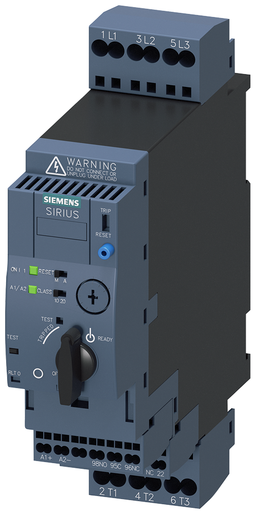 SIRIUS PARTIDA COMBINADA COMPACTA PARTIDA DIRETA 690 V 110-240 V CA/CC 50-6 3RA61202CP32 SIEMENS
