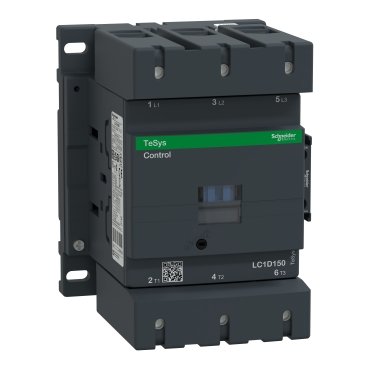 [Imagem do produto CONTATOR TRIPOLAR 150A 1NA+1NF 120VCA LC1D150G7 SCHNEIDER]