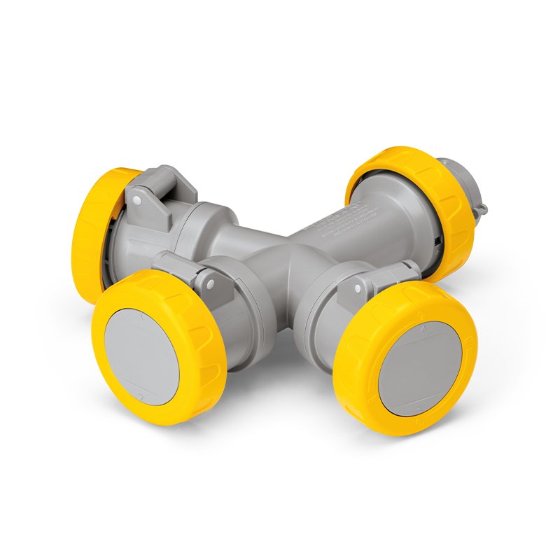 [Imagem do produto ADAPTADOR 3X2P+T 110V 16A IP67 600.3505-479 SCAME]