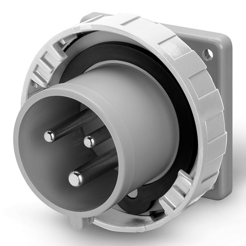 [Imagem do produto PLUGUE EMBUTIR 16A 2P+T 3H >50-250V CC 248.16934 SCAME]