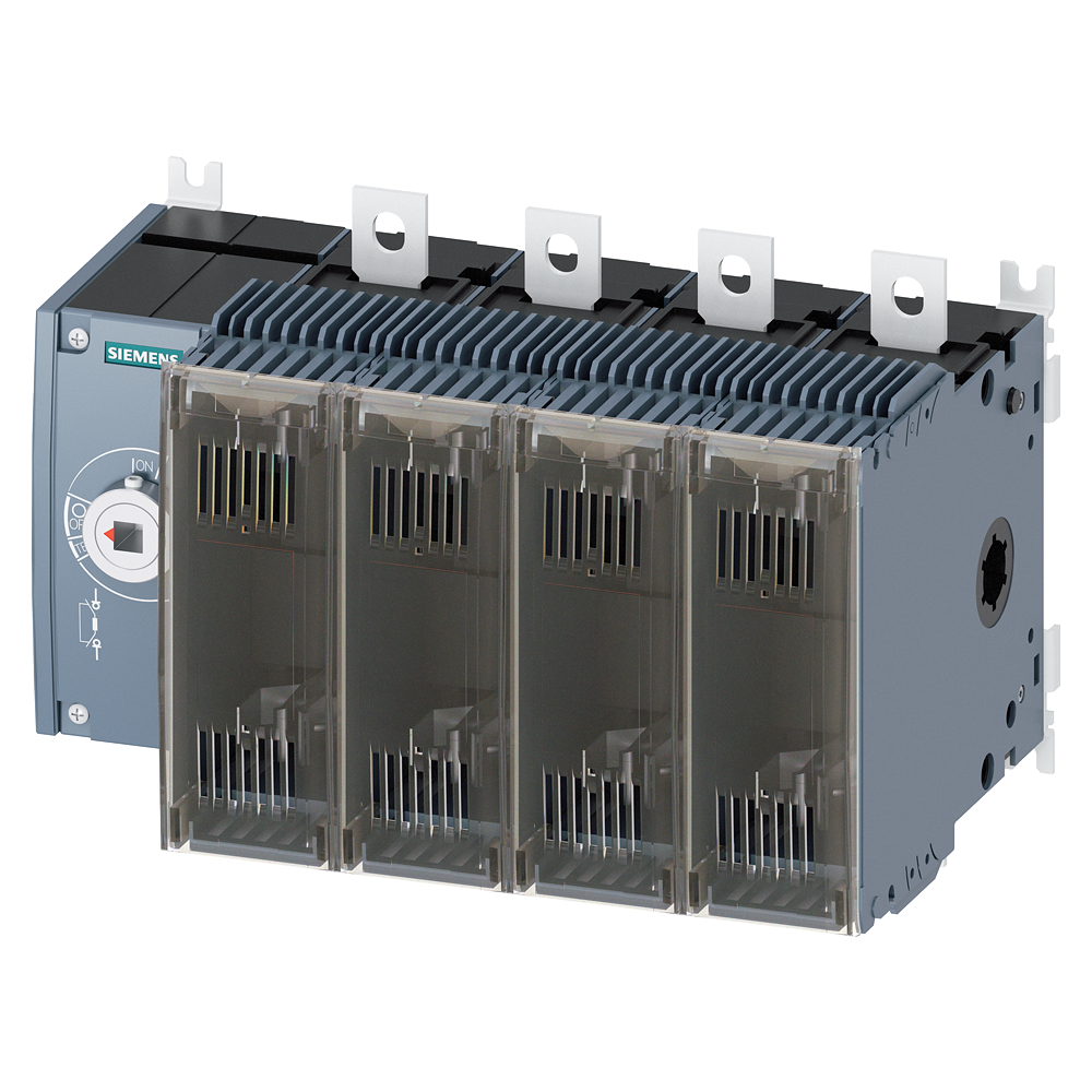 SECCIONADOR DE CORTE EM CARGA COM FUSÍVEL 250A TAM. 3 DE 4 POLOS PARA FUSÍV 3KF34250LF11 SIEMENS