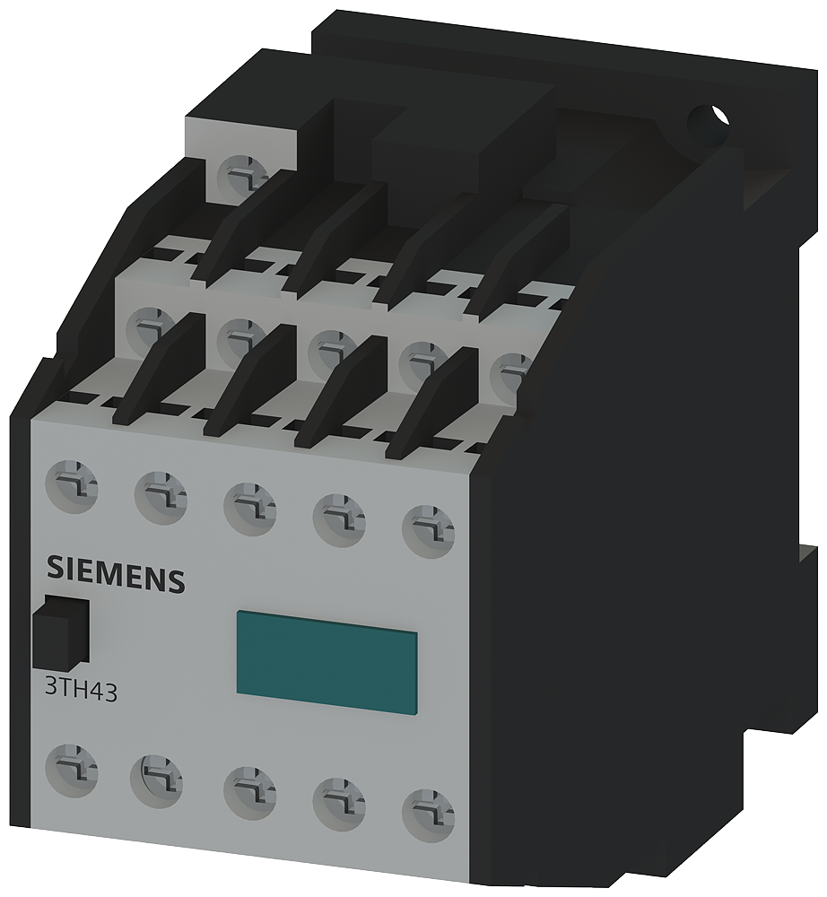 CONTATOR AUXILIAR 91E 9NO+1NC COMANDO CA CA120V 60HZ/110V CA 3TH43910AK6 SIEMENS