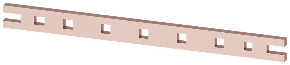 BARRAMENTO N 30X10MM L: 400MM 8LK40027AA42 SIEMENS