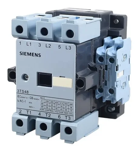 [Imagem CONTATOR 65A 110V 50/60HZ 2NA2NF 3TS47220AG2 SIEMENS]