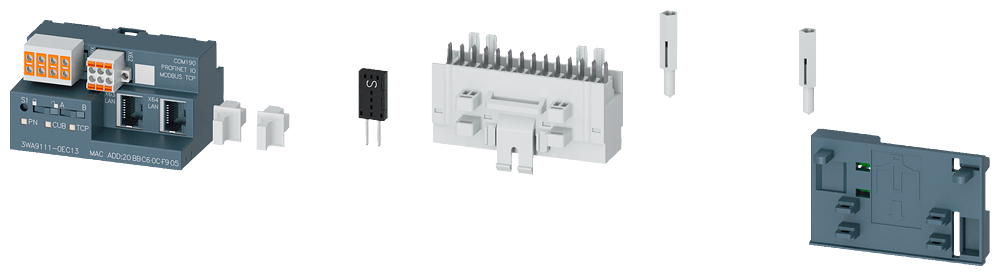 [Imagem MÓDULO DE COMUNICAÇÃO COM190 PROFINET IO MODBUS TCP 3WA91110EC13 SIEMENS]
