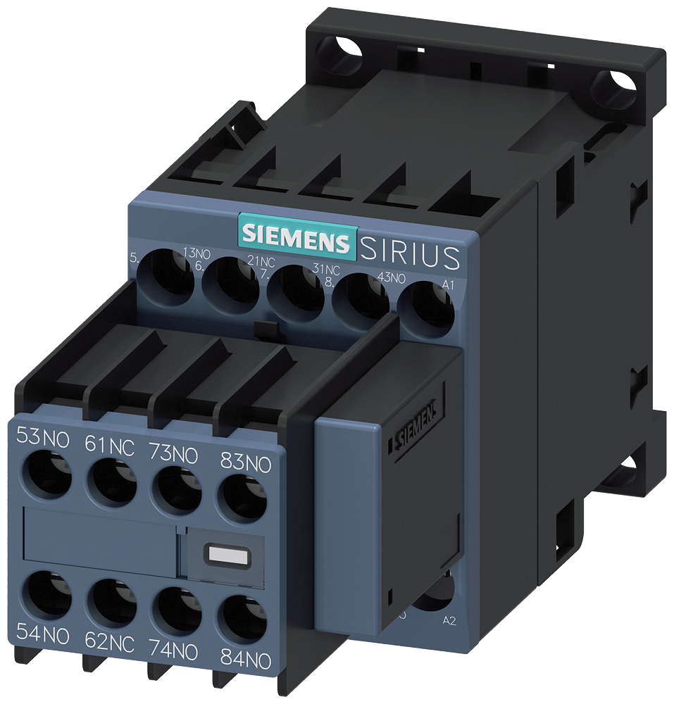 CONTATOR AUXILIAR 5NA+3NF CA 125V 50/60HZ S00 2NA+2NF EQUIPAMENTO DE BAS 3RH23531CL000KA0 SIEMENS