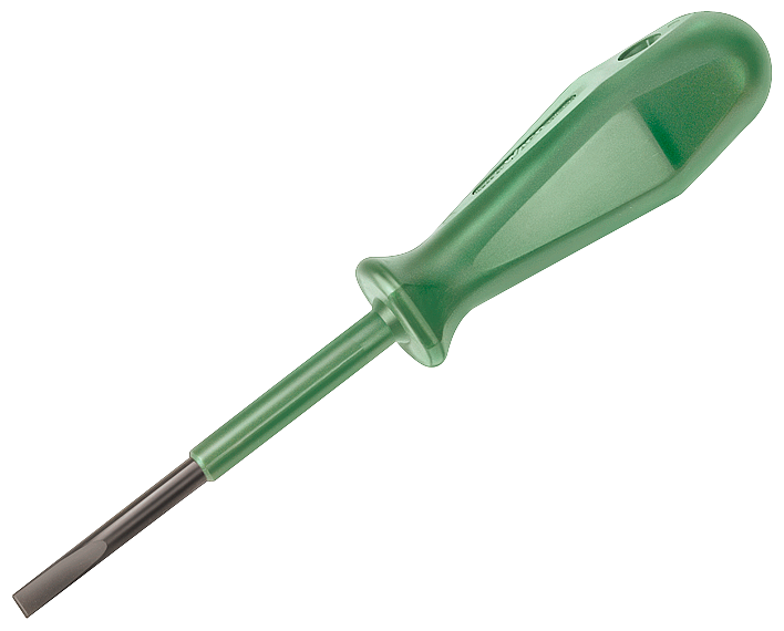CHAVE DE FENDAS LONGA VERDE COM CORTE DE CHAVE DE FENDA 3,5X0,5 8WA2803 SIEMENS