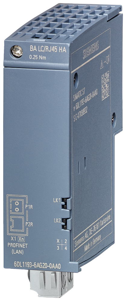 [Imagem ET 200SP HA, ADAPATADOR BA LC/RJ45 6DL11936AG200AA0 SIEMENS]