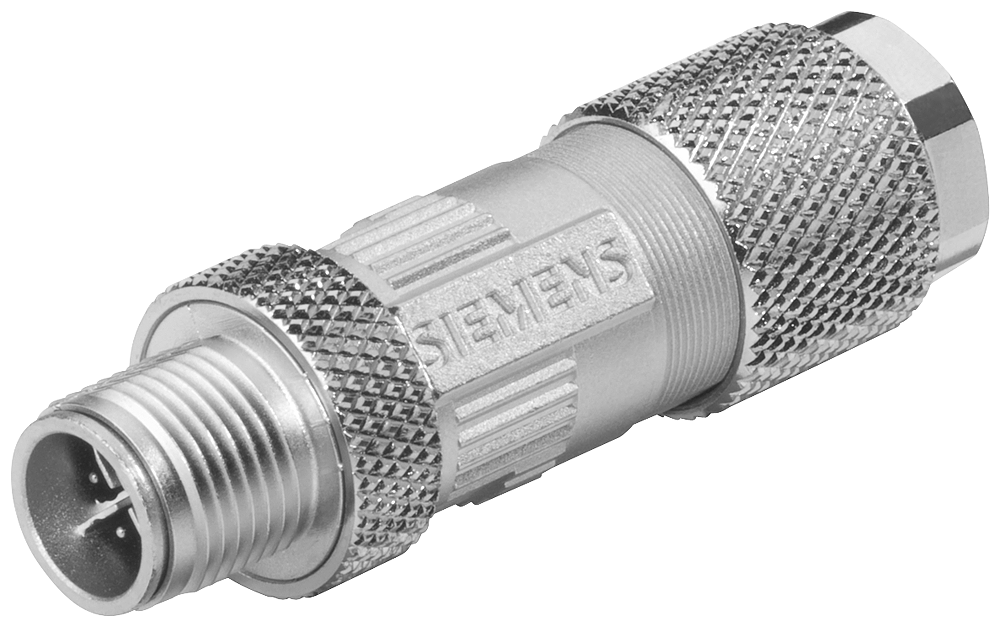 [Imagem CONECTOR ETHERNET CONEXÃO M12 PRO FAST C 6GK19010DB306AA0 SIEMENS]
