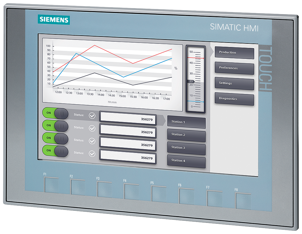 [Imagem SIPLUS HMI KTP900 BASIC 9" PN 6AG11232JB032AX0 SIEMENS]