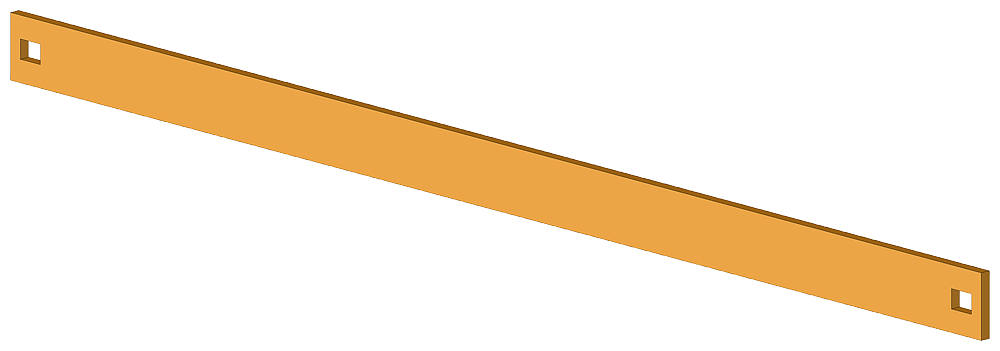 BARRA COLETORA DE TERRA 30 X 10 MM2 L: 900 MM 8MF10902HD2 SIEMENS