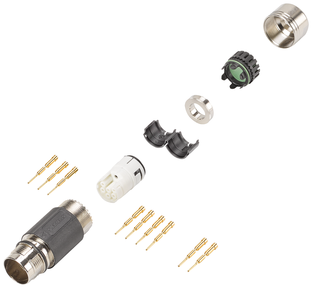 [Imagem CONECTOR DE SINAL 9 PINOS 6FX20030SA07 SIEMENS]