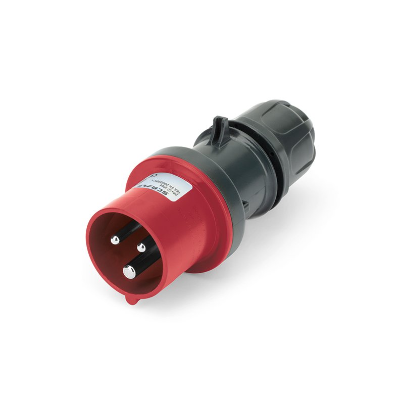 [Imagem do produto PLUGUE MÓVEL 20A 2P 3W 7H IP44 480V SCA320P7S SCAME]