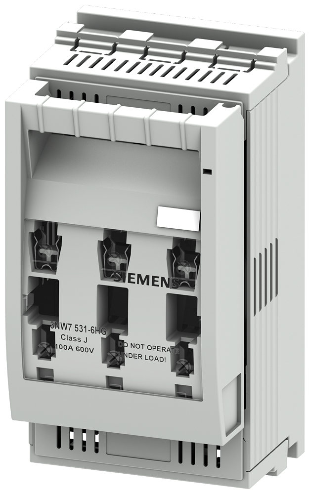 PORTA-FUSÍVEIS CLASSE J DE 3 POLOS IN: 100 A UN CA: 600 V 3NW75316HG SIEMENS