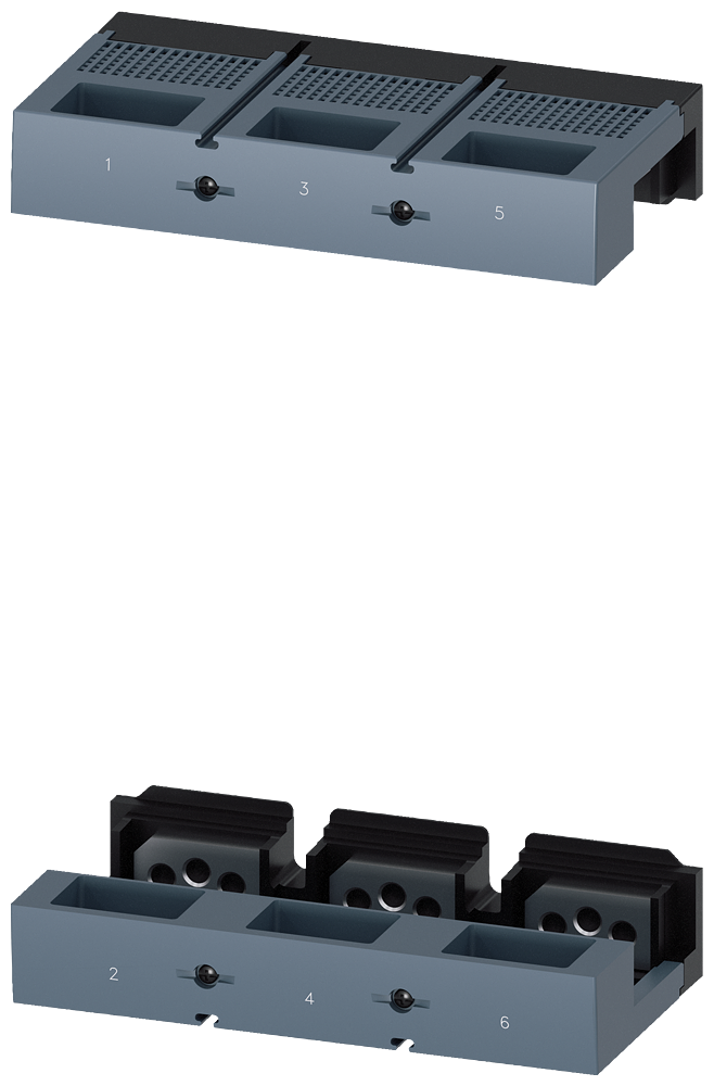 [Imagem CONEXÃO ROSCADA PLANA DE 3 PÇS. PLACA ROSCADA EM POLEGADAS, COBERTURA SUPERIO... 3VA96730QA00 SIEMENS]