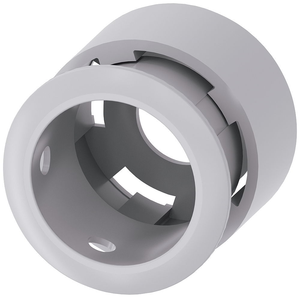 [Imagem do produto COLAR DE PROTEÇÃO PARA BOTÃO COGUMELO DE PARADA DE EMERGÊNCIA, 30MM, 60MM, CINZA 3SU19500DX800AA0 SIEMENS]