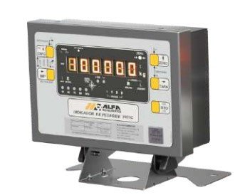 [Imagem do produto INDICADOR PESAGEM DIGITAL 90-250VCA IP69K 3104C ALFA INSTRUMENTOS]