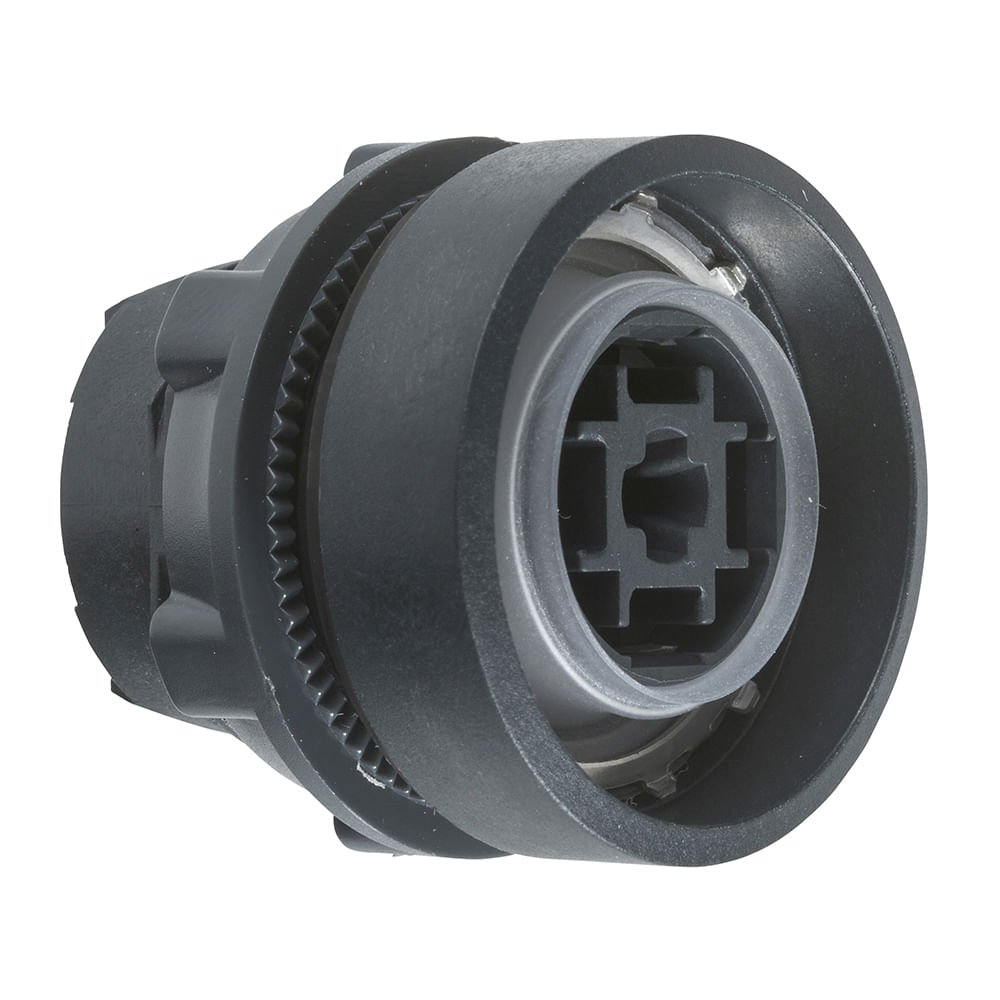 [Imagem CABEÇOTE PARA BOTÃO Ø22MM PLÁSTICO, FACEADO, RETORNO POR MOLA, SEM PASTILHA ZB5AA0 SCHNEIDER]