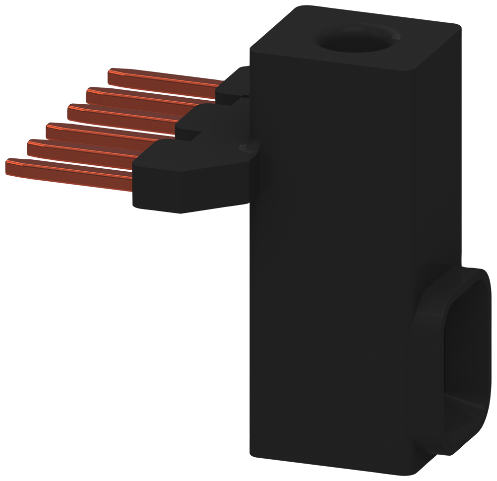 [Imagem CONECTOR EM PARALELO SEM BORNE DE CONEXÃO, DE 3 POLOS PARA 3RT101. 3RT19164BB31 SIEMENS]