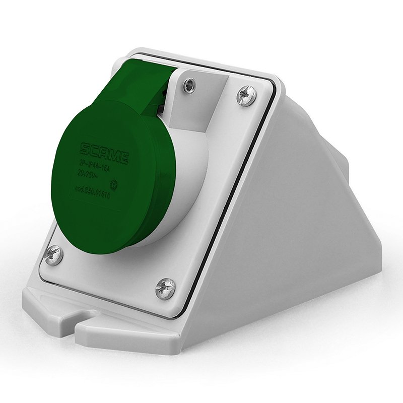 [Imagem do produto TOMADA DE PAREDE 2P 32A <50V 11H IP44 530.032115 SCAME]