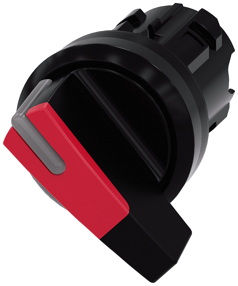 [Imagem do produto INTERRUPTOR COM MANÍPULO, ILUMINÁVEL, 22MM, REDONDO, PLÁSTICO, VERMELHO 3SU10022CF200AA0 SIEMENS]