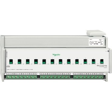 [Imagem MÓDULO ATUADOR DE CHAVE KNX 12X230V SCHNEIDER]