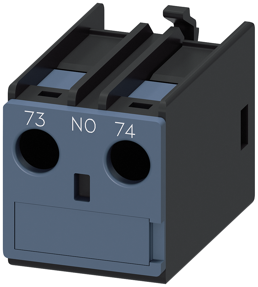INTERRUPTOR AUXILIAR FRENTE 1NA PASSAGEM DE CORRENTE 1NA LIGAÇÃO POR CIMA 3RH29111AA10-ZX90 SIEMENS