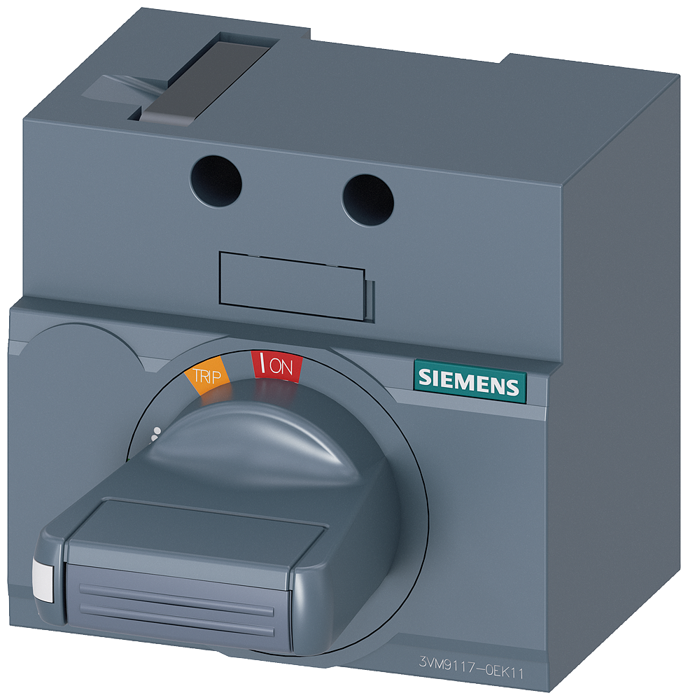 [Imagem ACIONAMENTO GIRATÓRIO FRONTAL PADRÃO IEC IP30/40 ACESSÓRIOS PARA: 3VM10/11 3VM91170EK11 SIEMENS]