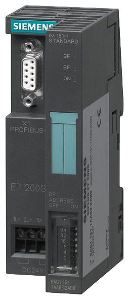 [Imagem MÓDULO INTERFACE IM 151-1 STANDARD ET 200S SIMATIC DP 6ES71511AA060AB0 SIEMENS]