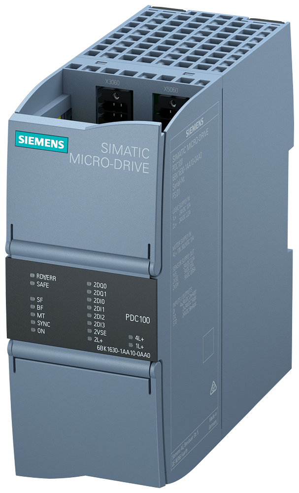 [Imagem CONTROLADOR SIMATIC MICRO-DRIVE DC E MOTOR EC PRODUTO AUTÓNOMO ACCIONAMENTO E 6BK16301AA100AA0 SIEMENS]