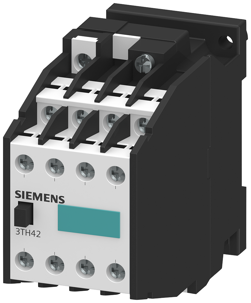 CONTATOR AUXILIAR 62E 6NO+2NC COMANDO CA 24V CA CA 29V 3TH42620AB0 SIEMENS