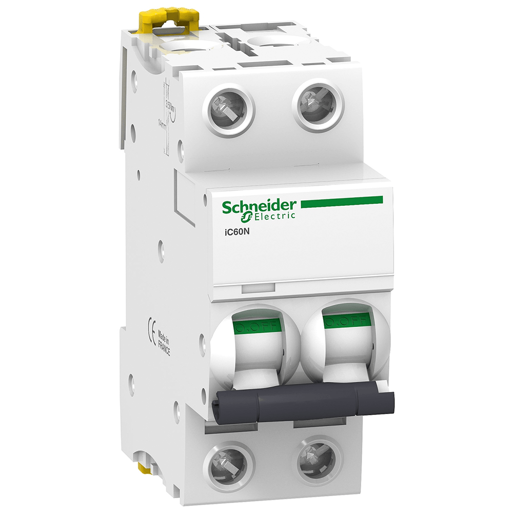 [Imagem DISJUNTOR ACTI9 IC60N 2P CURVA C 6A 440V SCHNEIDER]
