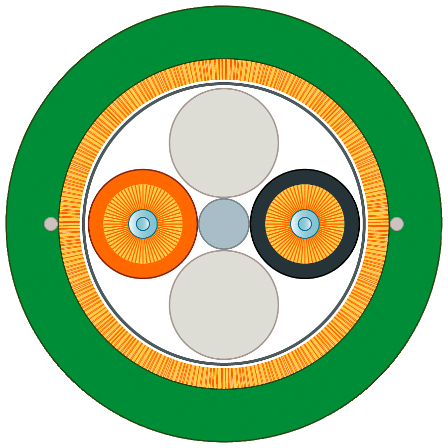 [Imagem CABO PROFIBUS BFOC 2X2 6XV18613CT15 SIEMENS]