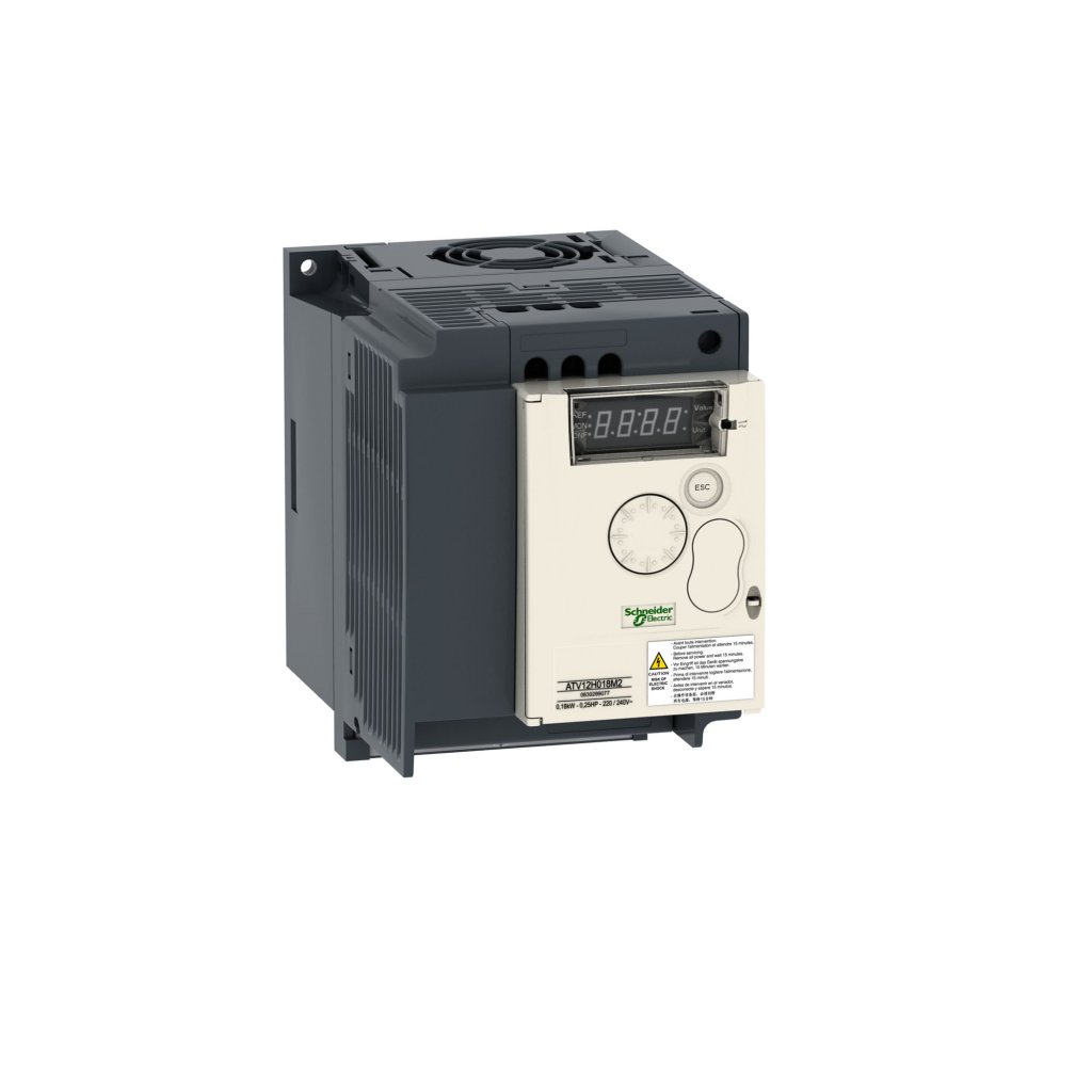 [Imagem INVERSOR DE FREQUÊNCIA TRIFÁSICO 3KW 12,2A 200/240V 50/60HZ ATV12HU30M3 SCHNEIDER]