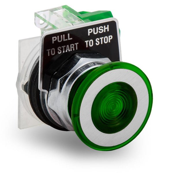 [Imagem BOTÃO 30MM METÁLICO EMPURRAR/PUXAR SOCO 9001KR9GH5 SCHNEIDER]