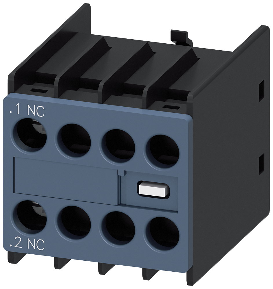 INTERRUPTOR AUXILIAR NO LADO FRONTAL 1 NF .1/.2 --/-- --/-- --/-- CAMI 3RH29111HA01-ZW96 SIEMENS