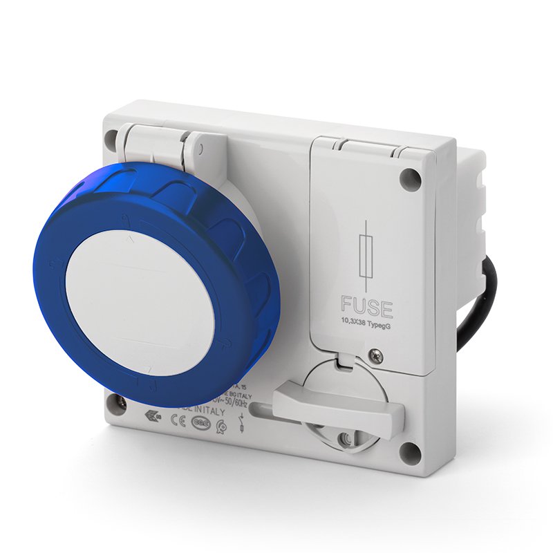 [Imagem do produto TOMADA INTERTRAVADA 3P+T 32A 9H IP67 406.3274 SCAME]