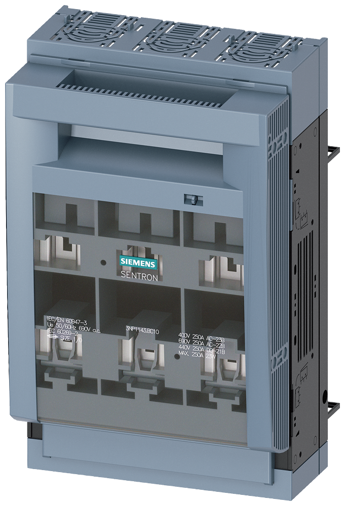 [Imagem SECC. FUS. 3P 250A 3NP11431BC10 SIEMENS]