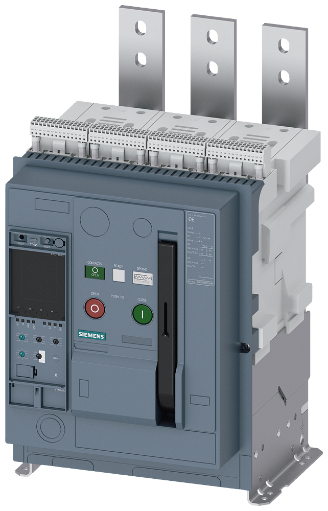 DISJUNTOR DE POTÊNCIA DE MONTAGEM FIXA IEC 60947-2 TAMANHO 1 DE 3 POLOS I 3WA11103AE030AL0 SIEMENS