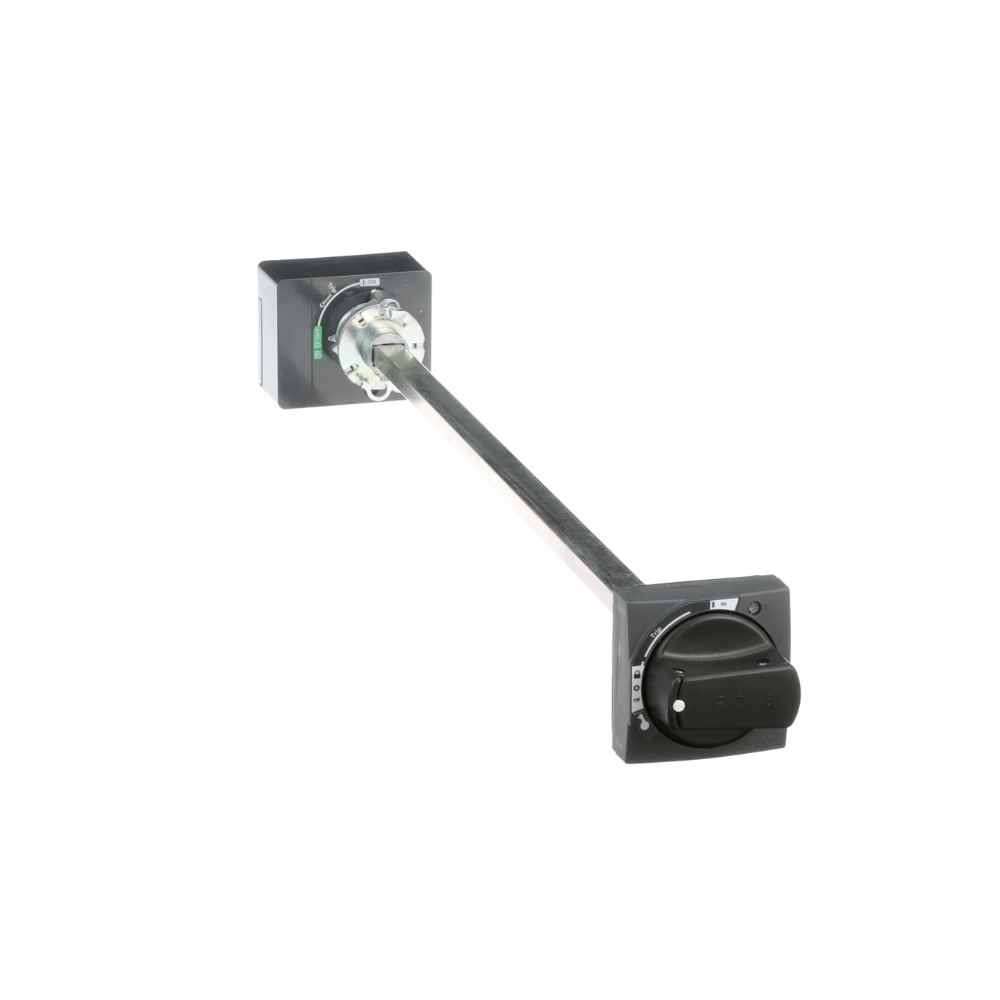 [Imagem EXTENDED ROTARY HANDLE, COMPACT NSXM, BLACK HANDLE, SHAFT LENGTH 200 TO 600 MM, IP54 SCHNEIDER]