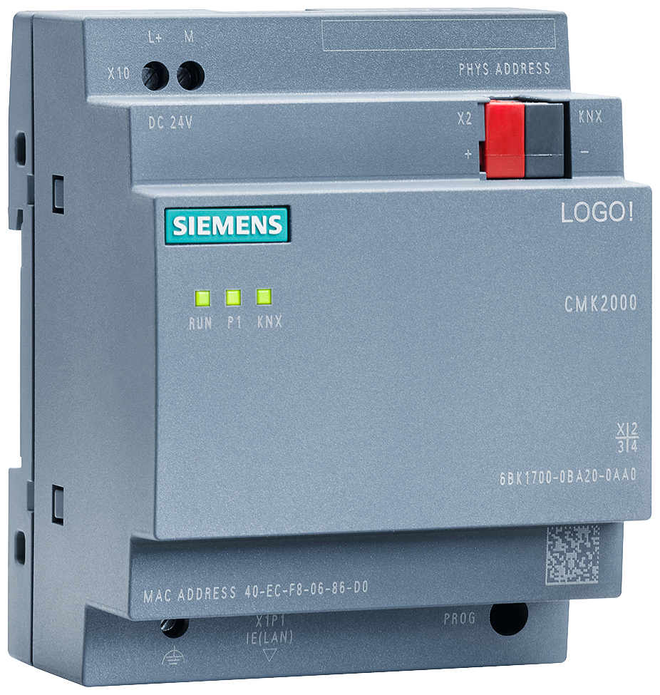 [Imagem LOGO! CMK2000 MÓDULO DE COMUNICAÇÃO KNX 6BK17000BA200AA0 SIEMENS]