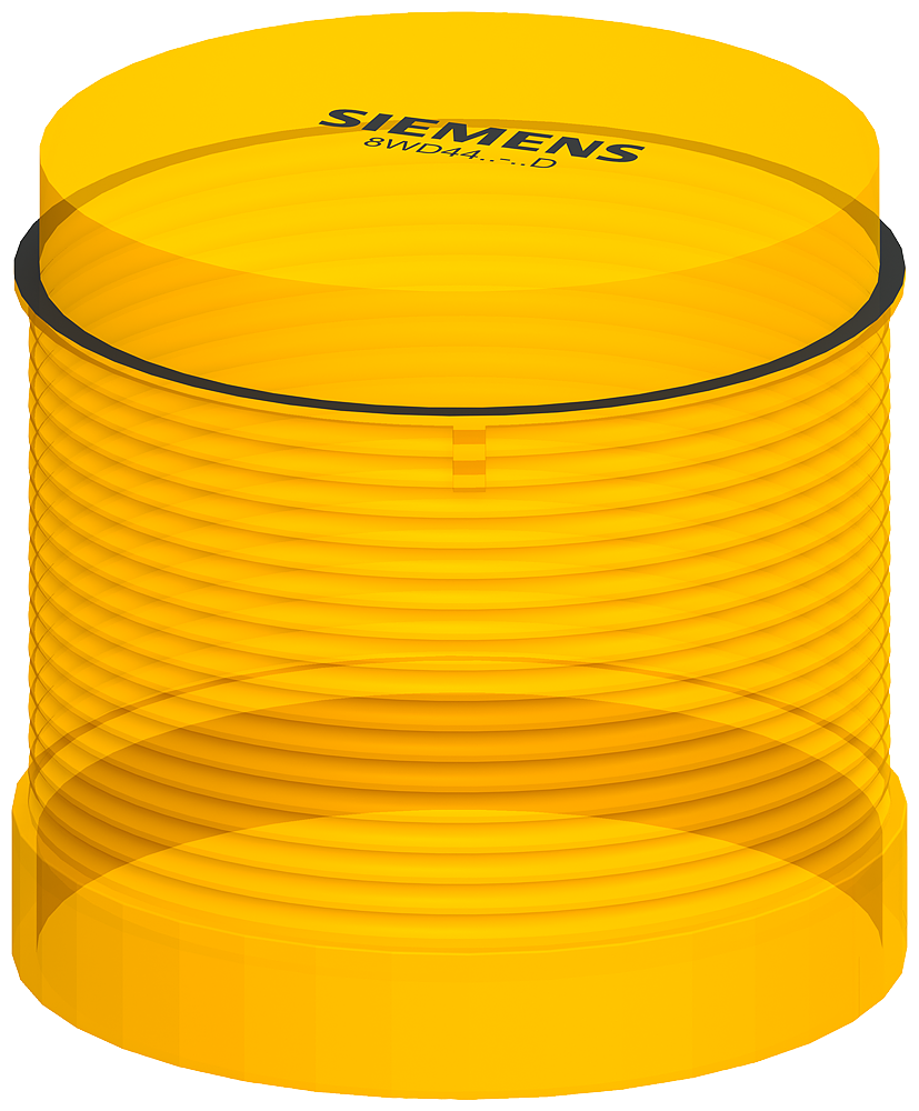 [Imagem do produto SINALIZADOR LUMINOSO COLUNA LED AMARELO 24V 8WD44205DD SIEMENS]