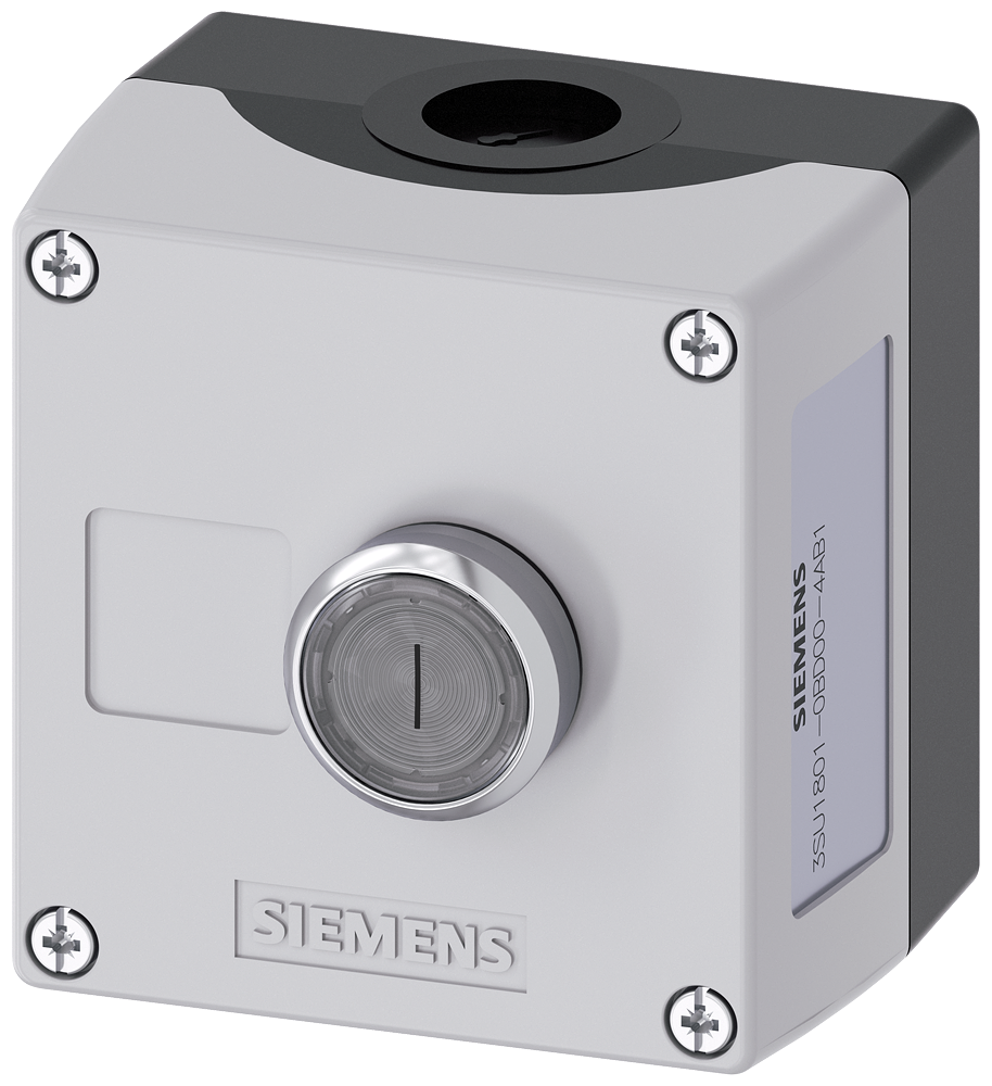 CARCAÇA PARA APARELHO DE COMANDO 22MM REDONDA 3SU18010BD004AB1 SIEMENS