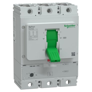 DISJUNTOR TRIPOLAR 50KA 415VCA 800A G80N3TM800 SCHNEIDER