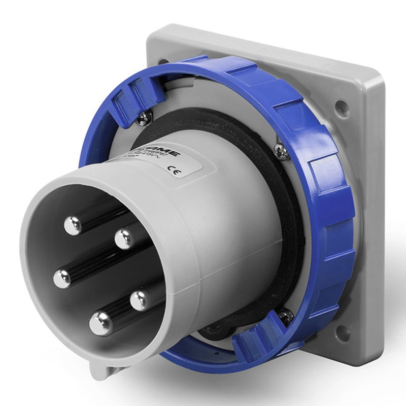 [Imagem do produto PLUGUE EMBUTIR 125A 3P+N+T 9H 208-250V 248.12595 SCAME]