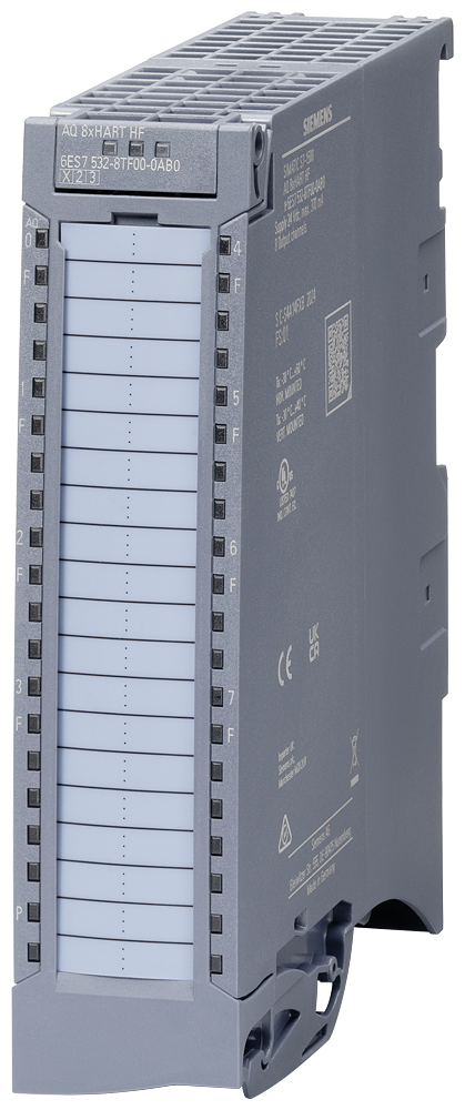 [Imagem do produto SIMATIC S7-1500 AQ 8XHART HF 35 MM INCLUI ELEMENTO DE FONTE DE ALIMENTAÇÃO, SUPORTE DE ESCUDO 6ES75328TF000AB0 SIEMENS]