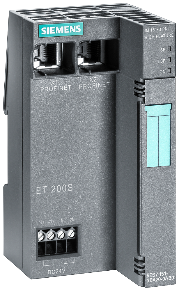 [Imagem MÓDULO INTERFACE IM 151-3 PN HF PARA ET 200S SIMATIC DP 6ES71513BA230AB0 SIEMENS]