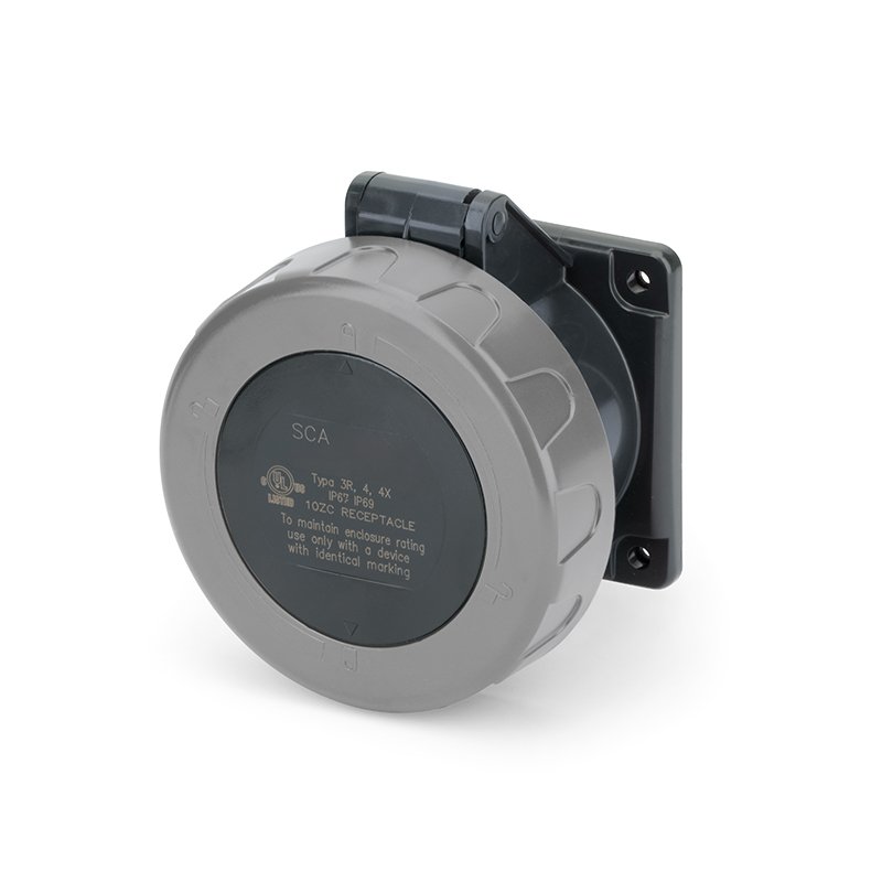 [Imagem do produto TOMADA FIXA  20A 2P 3W 5H IP67 277V SCA320R5W SCAME]